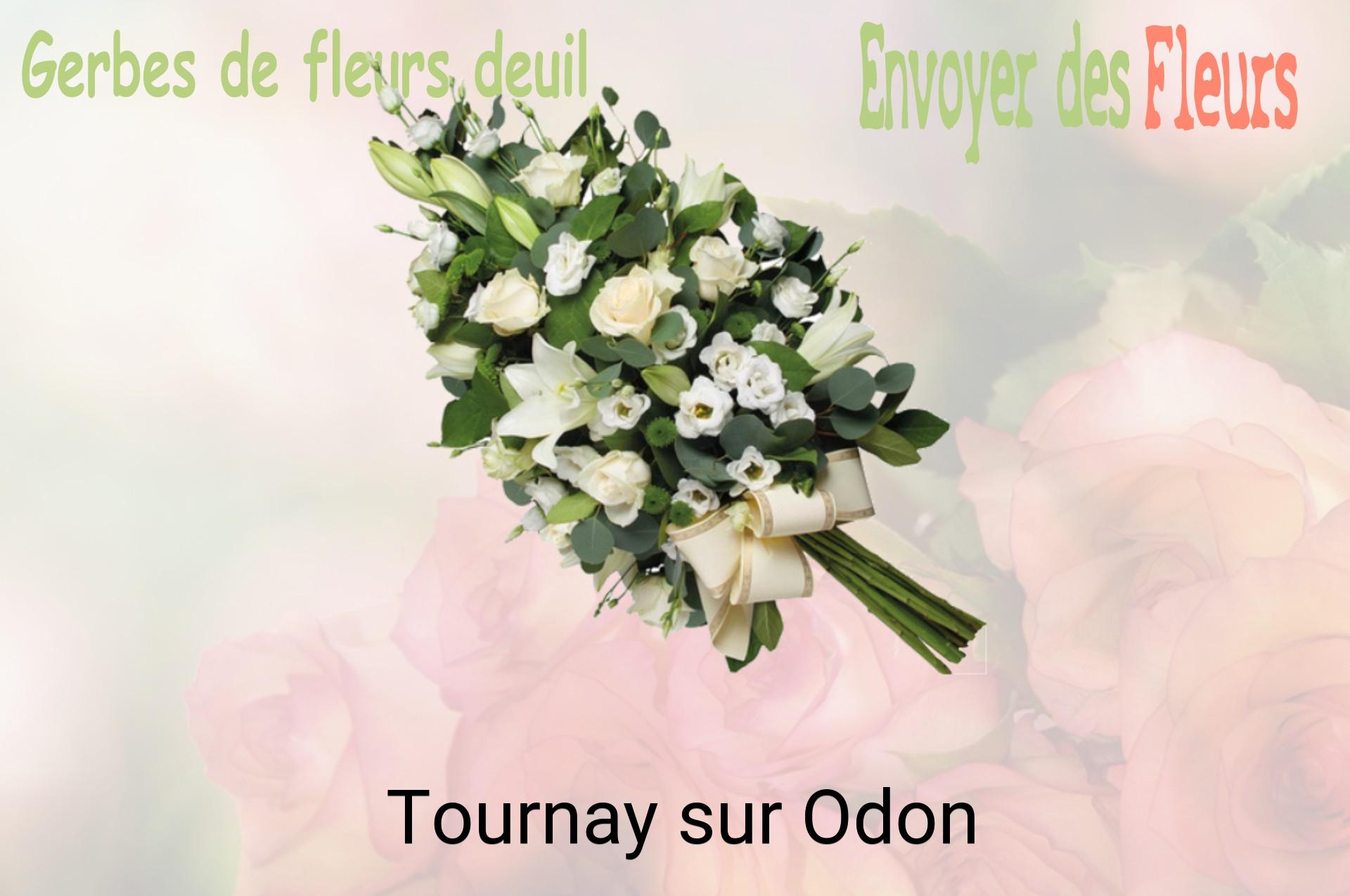 Gerbe de fleurs de deuil livrée à Tournay-sur-Odon